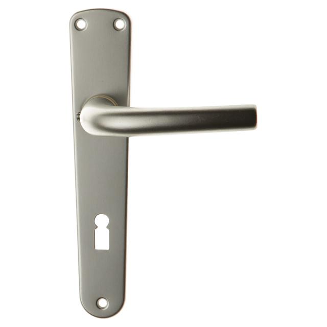 MANIGLIA PLACCA GHIDINI - SUSY ALLUMINIO ARGENTATO QUADRO 8 mm FORO A 90 mm | Tecnomat MANIGLIA PLACCA GHIDINI - SUSY ALLUMINIO ARGENTATO QUADRO 8 mm FORO A 90 mm | Tecnomat