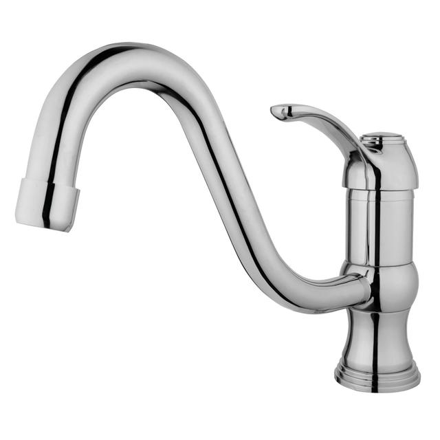 MISCELATORE LAVELLO ASPASIA CROMO BOCCA BASSA RETRO' CARTUCCIA CERAMICA Ø 40 mm | Tecnomat MISCELATORE LAVELLO ASPASIA CROMO BOCCA BASSA RETRO' CARTUCCIA CERAMICA Ø 40 mm - 2 | Tecnomat