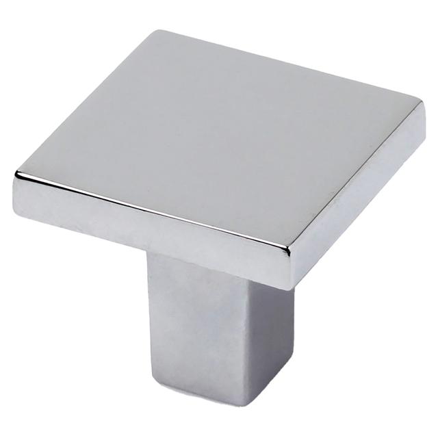 POMOLO IN ZAMA QUADRATO CROMO SATINATO SPAZZOLATO 30x30 mm | Tecnomat POMOLO IN ZAMA QUADRATO CROMO SATINATO SPAZZOLATO 30x30 mm - 2 | Tecnomat