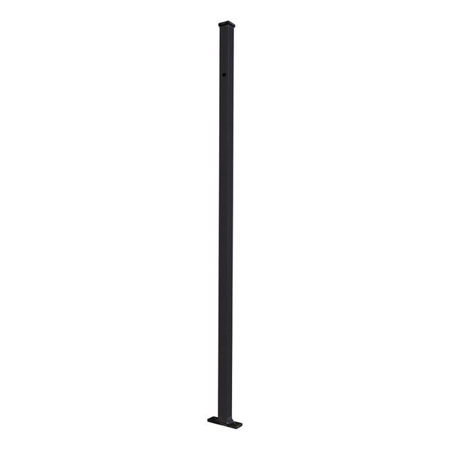 MONTANTE IN FERRO PREFORATO CON PIASTRA A TASSELLARE PER RECINZIONI 30x30 mm H 1106 mm | Tecnomat MONTANTE IN FERRO PREFORATO CON PIASTRA A TASSELLARE PER RECINZIONI 30x30 mm H 1106 mm - 2 | Tecnomat