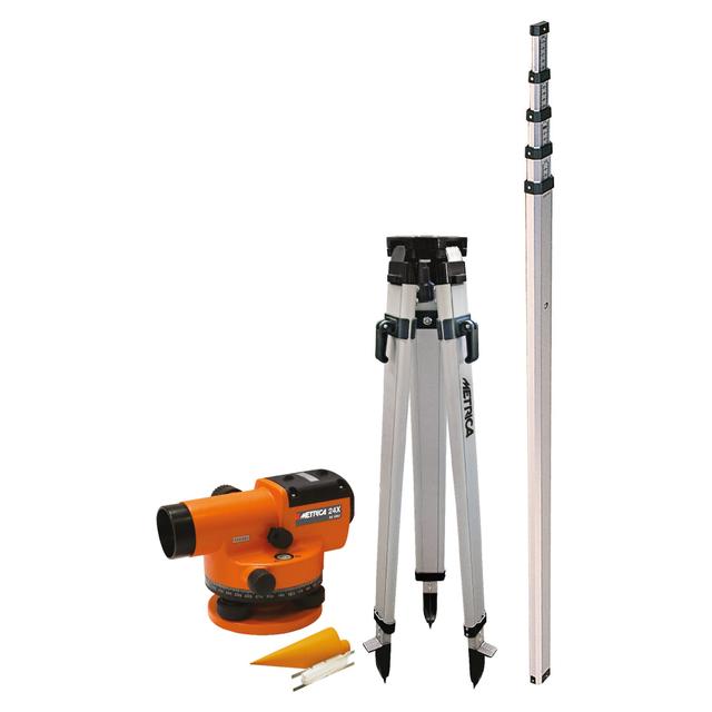 KIT LIVELLO OTTICO 32 X METRICA PRECISIONE ± 0,5 CON ASTA TREPPIEDE 150 mm VALIGETTA | Tecnomat KIT LIVELLO OTTICO 32 X METRICA PRECISIONE ± 0,5 CON ASTA TREPPIEDE 150 mm VALIGETTA | Tecnomat