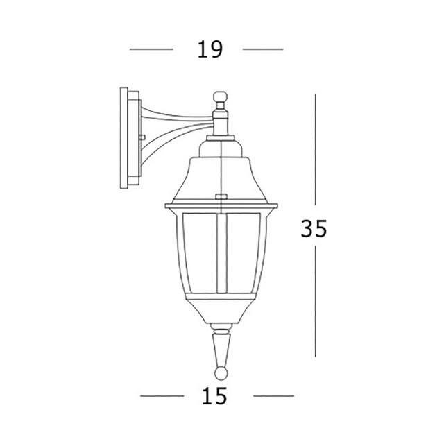 APPLIQUE DISCENDENTE SERIE EGO NERA IN ALLUMINIO LAMPADINA E27 60W | Tecnomat APPLIQUE DISCENDENTE SERIE EGO NERA IN ALLUMINIO LAMPADINA E27 60W - 2 | Tecnomat