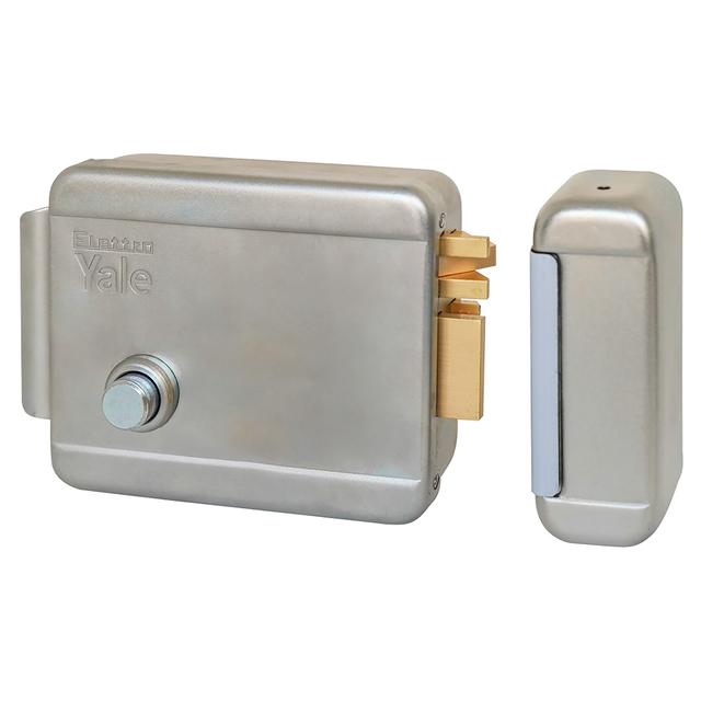 SERRATURA ELETTRICA YALE APPLICARE LEGNO E60 mm SINISTRA ZINCATA CILINDRO STACCATO+PULSANTE | Tecnomat SERRATURA ELETTRICA YALE APPLICARE LEGNO E60 mm SINISTRA ZINCATA CILINDRO STACCATO+PULSANTE | Tecnomat