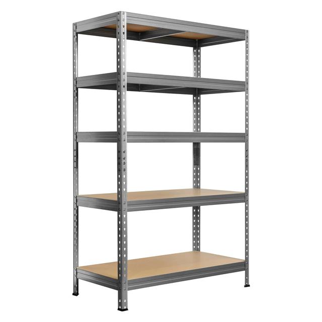 SCAFFALE LEGNO/METALLO 5 RIPIANI 275 kg ZINCATO AD INCASTRO BOTTONE 120x180x45 cm (LxHxP) | Tecnomat SCAFFALE LEGNO/METALLO 5 RIPIANI 275 kg ZINCATO AD INCASTRO BOTTONE 120x180x45 cm (LxHxP) | Tecnomat