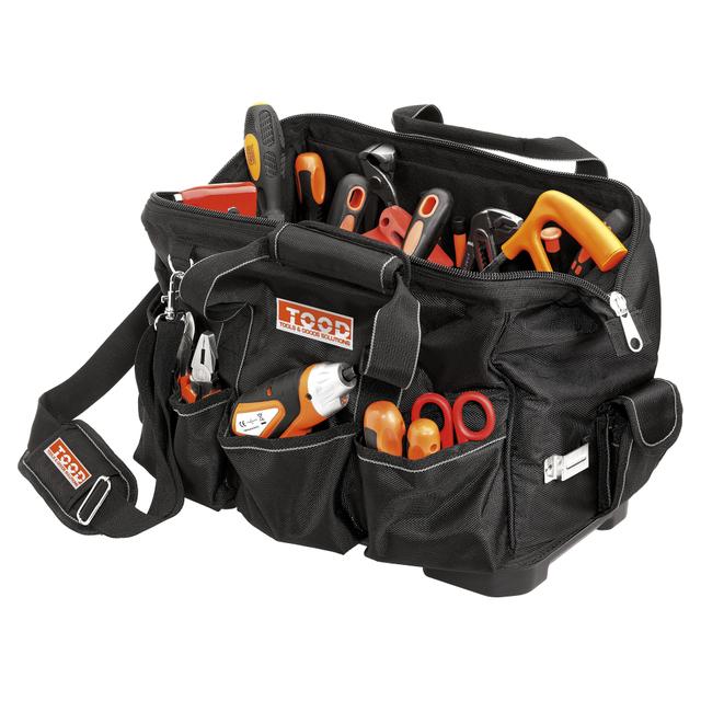 BORSA PORTA UTENSILI 40x22,5x32 cm TOOD CON FONDO RIGIDO IN PLASTICA | Tecnomat BORSA PORTA UTENSILI 40x22,5x32 cm TOOD CON FONDO RIGIDO IN PLASTICA | Tecnomat