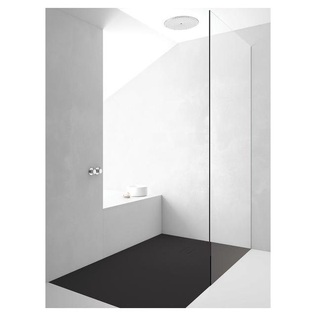 PIATTO DOCCIA SERIE FUSION MARMORESINA COLORE NERO 80x140 cm H 2,5 cm | Tecnomat PIATTO DOCCIA SERIE FUSION MARMORESINA COLORE NERO 80x140 cm H 2,5 cm | Tecnomat