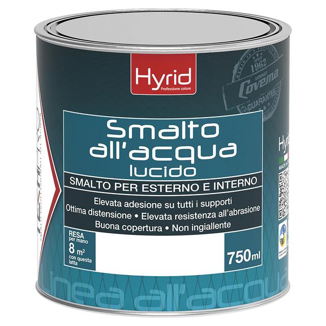SMALTO ACQUA LUCIDO COVEMA 0,75 l NERO 8 m² CON 1 l | Tecnomat SMALTO ACQUA LUCIDO COVEMA 0,75 l NERO 8 m² CON 1 l | Tecnomat