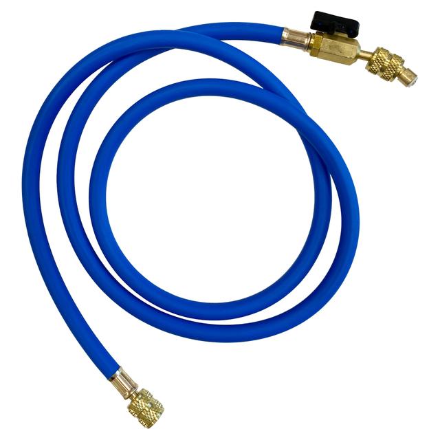 TUBO FLESSIBILE BLU CON RUBINETTO A SFERA LUGHEZZA 150cm ATTACCHI 5/16" SAE | Tecnomat TUBO FLESSIBILE BLU CON RUBINETTO A SFERA LUGHEZZA 150cm ATTACCHI 5/16" SAE - 2 | Tecnomat