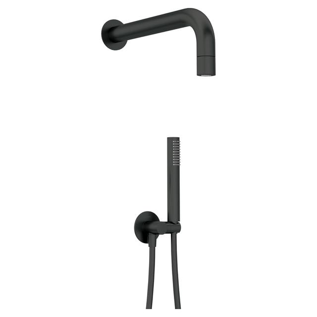 KIT DOCCIA DEANTE LOIRA NERO BRACCIO E SOFFIONE L403xØ42 mm DOCCETTA 1 GETTO OTTONE | Tecnomat KIT DOCCIA DEANTE LOIRA NERO BRACCIO E SOFFIONE L403xØ42 mm DOCCETTA 1 GETTO OTTONE | Tecnomat