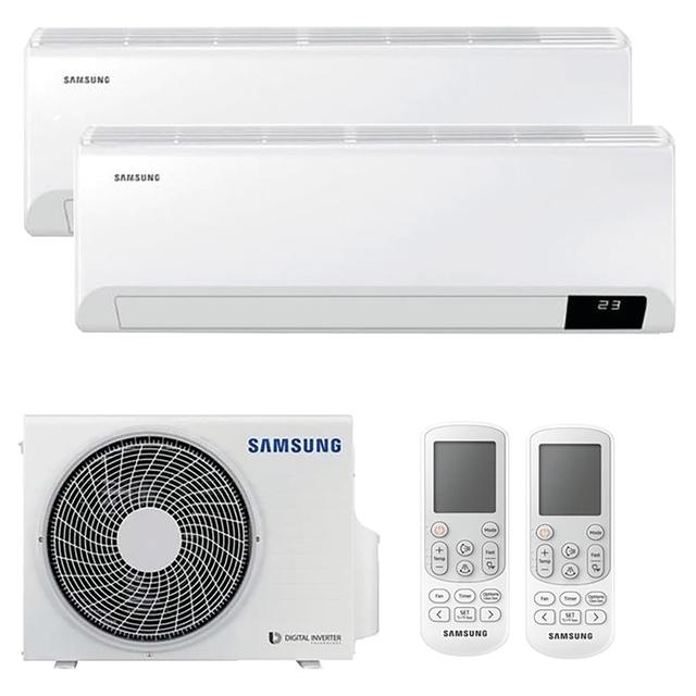 CONDIZIONATORE SAMSUNG DUAL 9000+9000 BTU CEBU EER 4,26 COP 4,47 WIFI A+++/A++ | Tecnomat CONDIZIONATORE SAMSUNG DUAL 9000+9000 BTU CEBU EER 4,26 COP 4,47 WIFI A+++/A++ - 2 | Tecnomat