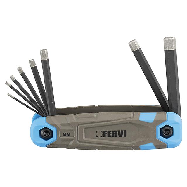 SERIE 8 CHIAVI ESAGONALI FERVI CON PUNTA DIAMANTATA 1.5 - 8 mm | Tecnomat SERIE 8 CHIAVI ESAGONALI FERVI CON PUNTA DIAMANTATA 1.5 - 8 mm - 2 | Tecnomat