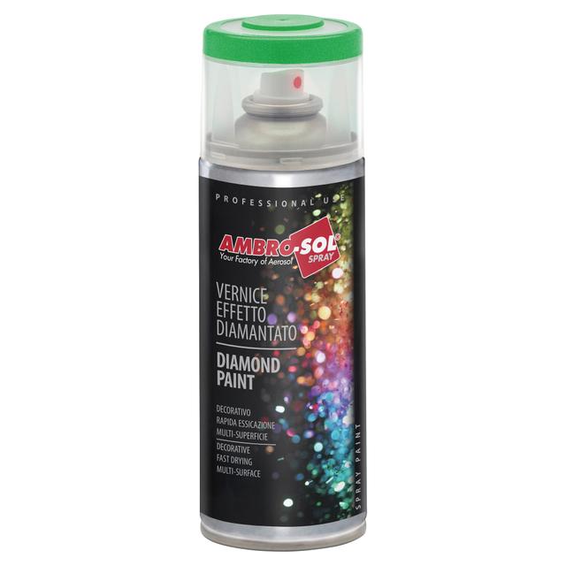 SMALTO SPRAY AMBROSOL EFFETTO DIAMANTATO PERLINATO VERDE 400 ml 5 m² CON 1 l | Tecnomat SMALTO SPRAY AMBROSOL EFFETTO DIAMANTATO PERLINATO VERDE 400 ml 5 m² CON 1 l - 2 | Tecnomat