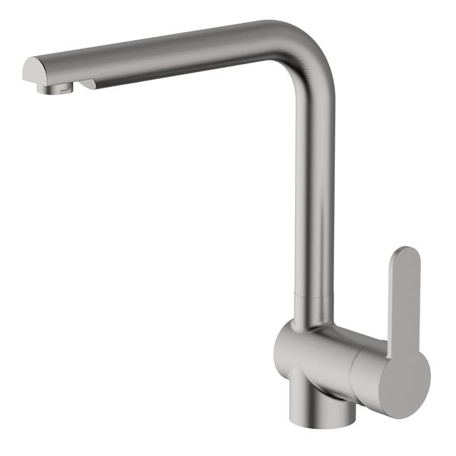 MISCELATORE LAVELLO TEOREMA EASYFIX INOX BOCCA ALTA A SQUADRA CARTUCCIA Ø 40 mm | Tecnomat MISCELATORE LAVELLO TEOREMA EASYFIX INOX BOCCA ALTA A SQUADRA CARTUCCIA Ø 40 mm - 2 | Tecnomat