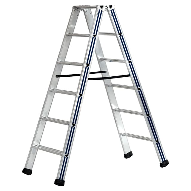 SCALA PIKASSO PIATTA DOPPIA SALITA1,44 m 6 GRADINI D.LGS 81/08 PORTATA 150 kg | Tecnomat SCALA PIKASSO PIATTA DOPPIA SALITA1,44 m 6 GRADINI D.LGS 81/08 PORTATA 150 kg - 2 | Tecnomat