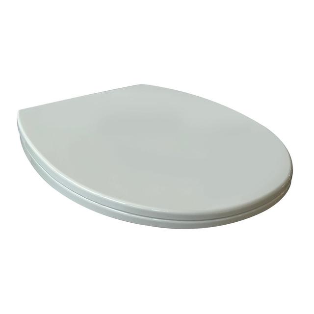 COPRIWATER UNIVERSALE OVALE IN TERMO PLASTICO BIANCO CERNIERE IN NYLON E VITI IN METALLO | Tecnomat COPRIWATER UNIVERSALE OVALE IN TERMO PLASTICO BIANCO CERNIERE IN NYLON E VITI IN METALLO - 2 | Tecnomat