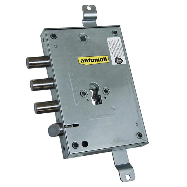 SERRATURA ANTONIOLI INFILARE REVERSIBILE CILINDRO 37 mm E63 mm SCROCCO PER PORTE BLINDATE | Tecnomat SERRATURA ANTONIOLI INFILARE REVERSIBILE CILINDRO 37 mm E63 mm SCROCCO PER PORTE BLINDATE | Tecnomat