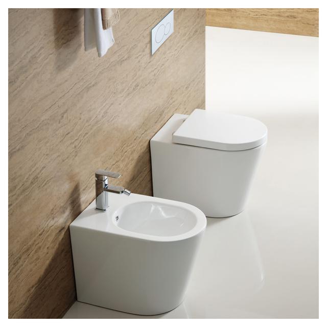 VASO SERIE NAUSICAA FILO MURO SCARICO MULTIPLO IN CERAMICA BIANCA | Tecnomat VASO SERIE NAUSICAA FILO MURO SCARICO MULTIPLO IN CERAMICA BIANCA | Tecnomat