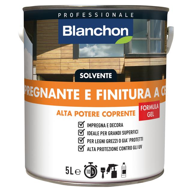 IMPREGNANTE E FINITURA SOLVENTE BLANCHON 5 l FORMULA GEL INCOLORE 16 m² CON 1 l | Tecnomat IMPREGNANTE E FINITURA SOLVENTE BLANCHON 5 l FORMULA GEL INCOLORE 16 m² CON 1 l | Tecnomat