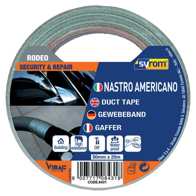 NASTRO TELATO SILVER 50 mm x 25 m UNIVERSALE MULTIUSO PROTEGGE RIPARA E SIGILLA | Tecnomat NASTRO TELATO SILVER 50 mm x 25 m UNIVERSALE MULTIUSO PROTEGGE RIPARA E SIGILLA | Tecnomat