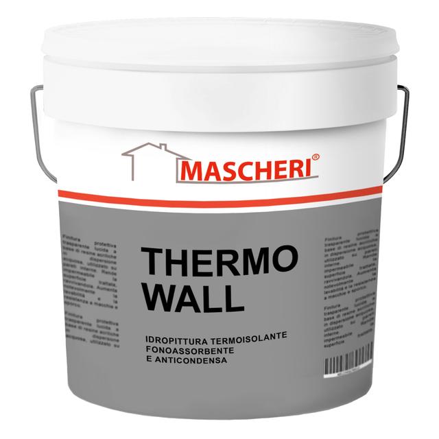 IDROPITTURA TERMOISOLANTE MASCHERI 14 l THERMO WALL FONOASSORBENTE 3-4 m² CON 1 l A 2 MANI | Tecnomat IDROPITTURA TERMOISOLANTE MASCHERI 14 l THERMO WALL FONOASSORBENTE 3-4 m² CON 1 l A 2 MANI | Tecnomat