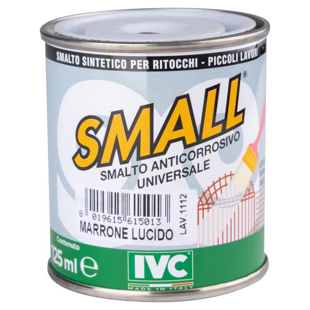 SMALTO SINTETICO RITOCCO UNIVERSAL SMALL MARRONE 125 ml ANTICORROSIVO 12m² CON 1 l | Tecnomat SMALTO SINTETICO RITOCCO UNIVERSAL SMALL MARRONE 125 ml ANTICORROSIVO 12m² CON 1 l | Tecnomat