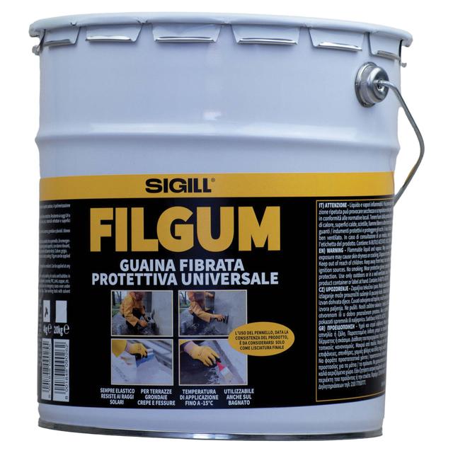 MEMBRANA ELASTICA FILGUM SIGILL 4 kg PIASTRELLABILE VERNICIABILE POSA ANCHE SOTTO ACQUA | Tecnomat MEMBRANA ELASTICA FILGUM SIGILL 4 kg PIASTRELLABILE VERNICIABILE POSA ANCHE SOTTO ACQUA | Tecnomat