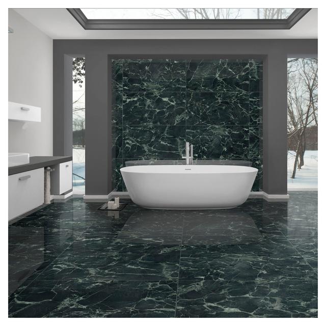 PAVIMENTO LEVIGATO INTERNO VERDE ALPINO 60x120x1 cm RETTIFICATO PEI4 GRES PORCELLANATO | Tecnomat PAVIMENTO LEVIGATO INTERNO VERDE ALPINO 60x120x1 cm RETTIFICATO PEI4 GRES PORCELLANATO | Tecnomat