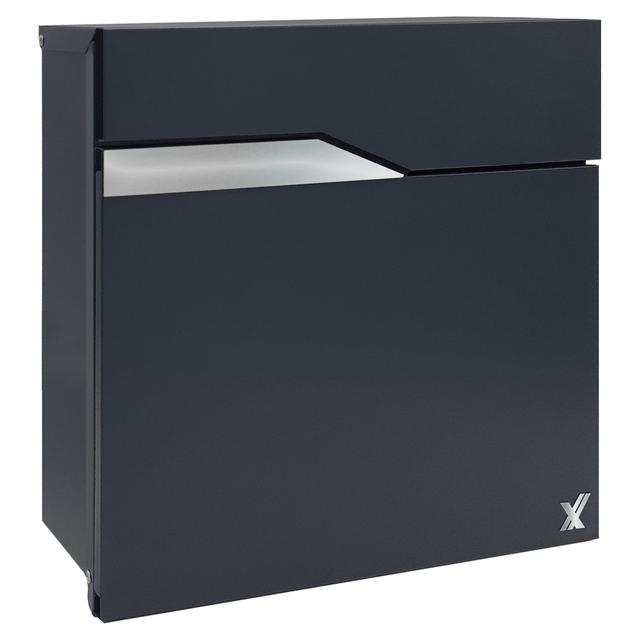CASSETTA POSTALE PER ESTERNO ALUBOX LAMIERA ZINCATA ANTRACITE 37x37x11 cm (LxHxP) | Tecnomat CASSETTA POSTALE PER ESTERNO ALUBOX LAMIERA ZINCATA ANTRACITE 37x37x11 cm (LxHxP) - 2 | Tecnomat