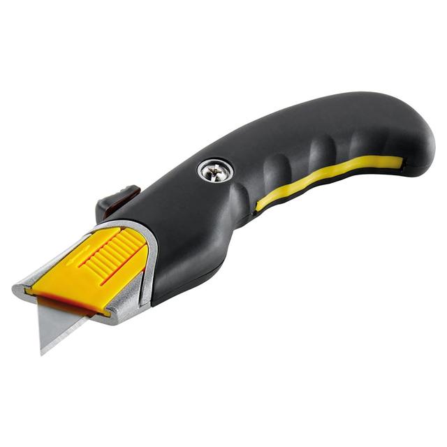 CUTTER ANTINFORTUNISTICA METALLO LAMA TRAPEZIO ERGONOMICO CON 5 LAME E PORTALAME CALAMITATO | Tecnomat CUTTER ANTINFORTUNISTICA METALLO LAMA TRAPEZIO ERGONOMICO CON 5 LAME E PORTALAME CALAMITATO - 2 | Tecnomat