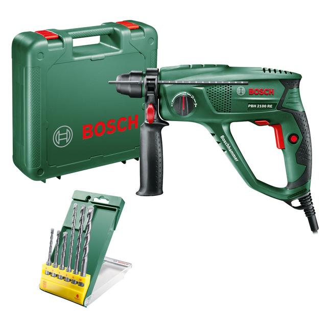 TASSELLATORE BOSCH 550 W PBH2100RE 1,7 J 0-5800 colpi/min PESO 2,2 kg | Tecnomat TASSELLATORE BOSCH 550 W PBH2100RE 1,7 J 0-5800 colpi/min PESO 2,2 kg | Tecnomat