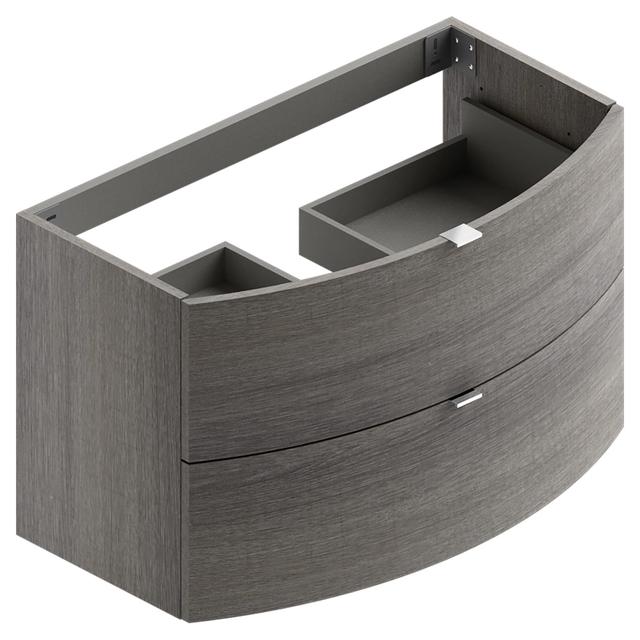 BASE SOSPESA MODUL ROUND IN LEGNO METZ PER 2 CASSETTI FRONTALI INCLUSI 90x55x50 cm (LxHxP) | Tecnomat BASE SOSPESA MODUL ROUND IN LEGNO METZ PER 2 CASSETTI FRONTALI INCLUSI 90x55x50 cm (LxHxP) - 2 | Tecnomat