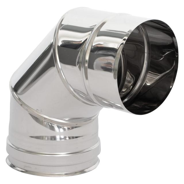 CURVA ACCIAIO INOX CAMINI WIERER Ø 15 cm A 45° AISI 316 | Tecnomat CURVA ACCIAIO INOX CAMINI WIERER Ø 15 cm A 45° AISI 316 | Tecnomat