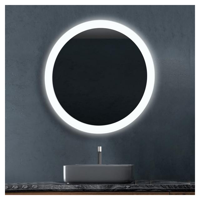 SPECCHIO LUMIX Ø90 cm TELAIO IN PVC RETROILLUMINATO STRIP LED 28 W LUCE FREDDA | Tecnomat SPECCHIO LUMIX Ø90 cm TELAIO IN PVC RETROILLUMINATO STRIP LED 28 W LUCE FREDDA | Tecnomat