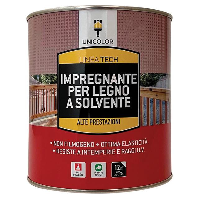 IMPREGNANTE SOLVENTE UNICOLOR 0,75 l NOCE SCURO PRONTO USO 12-14 m² CON 1 l | Tecnomat IMPREGNANTE SOLVENTE UNICOLOR 0,75 l NOCE SCURO PRONTO USO 12-14 m² CON 1 l | Tecnomat