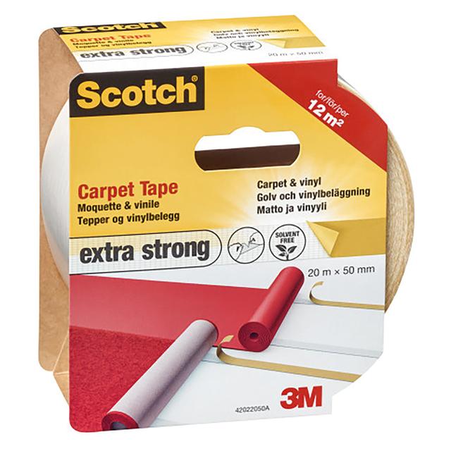 NASTRO BIADESIVO 3M 50 mm X 20 m EXTRA FORTE PER MOQUETTE E VINILE | Tecnomat NASTRO BIADESIVO 3M 50 mm X 20 m EXTRA FORTE PER MOQUETTE E VINILE | Tecnomat