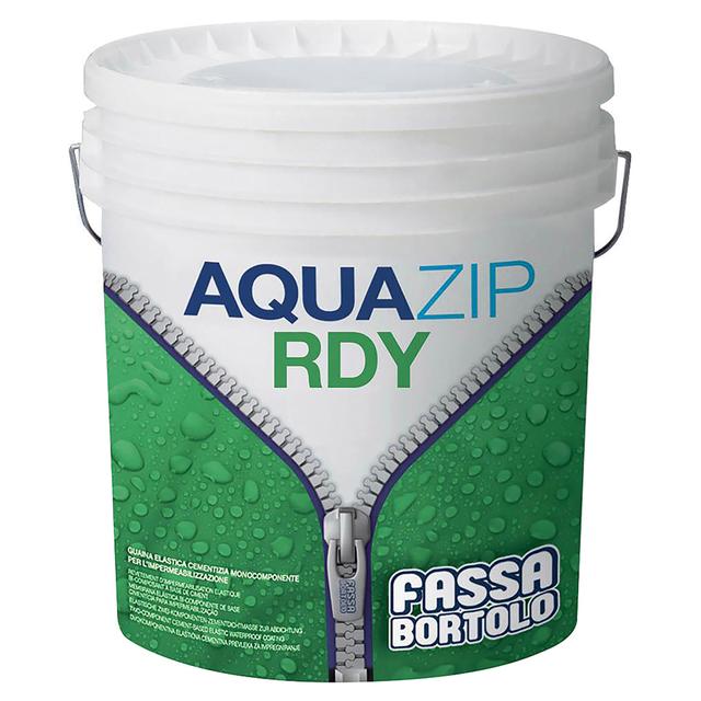 GUAINA AQUAZIP RDY LATTA KG 5 IMPERMEABILIZZANTE ELASTICA INTERNI ED ESTERNI | Tecnomat GUAINA AQUAZIP RDY LATTA KG 5 IMPERMEABILIZZANTE ELASTICA INTERNI ED ESTERNI | Tecnomat