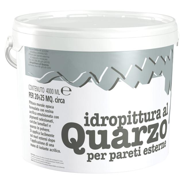 IDROPITTURA AL QUARZO CIPIR 4 l BIANCO PER ESTERNO 4-6 m² CON 1 l A 2 MANI | Tecnomat IDROPITTURA AL QUARZO CIPIR 4 l BIANCO PER ESTERNO 4-6 m² CON 1 l A 2 MANI | Tecnomat
