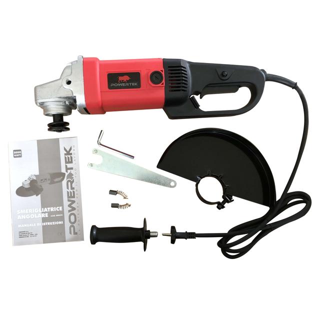 SMERIGLIATRICE POWERTEK 230 mm 2000 W 6000 giri/min PESO 4,7 kg | Tecnomat SMERIGLIATRICE POWERTEK 230 mm 2000 W 6000 giri/min PESO 4,7 kg | Tecnomat