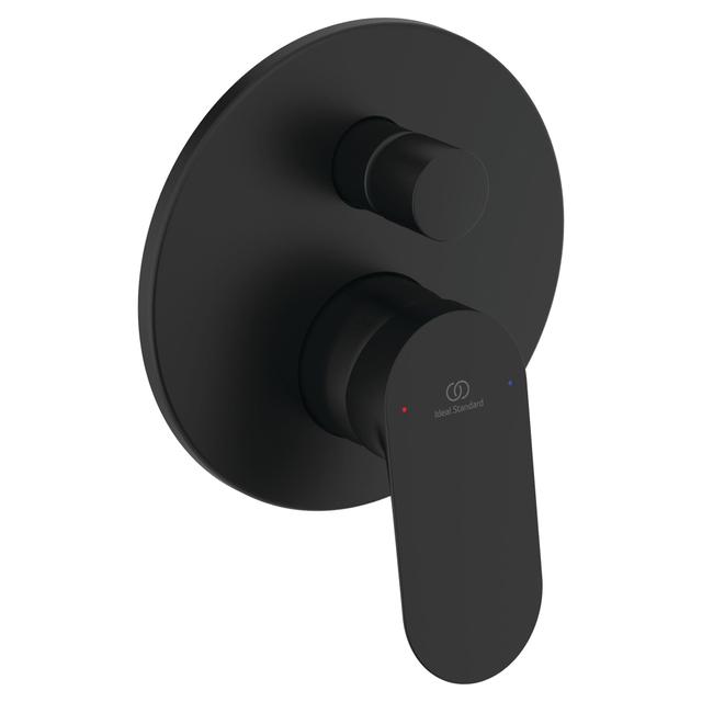 MISCELATORE DOCCIA INCASSO 2 VIE IDEAL STANDARD LYNETH NERO CARTUCCIA Ø 47 mm | Tecnomat MISCELATORE DOCCIA INCASSO 2 VIE IDEAL STANDARD LYNETH NERO CARTUCCIA Ø 47 mm | Tecnomat