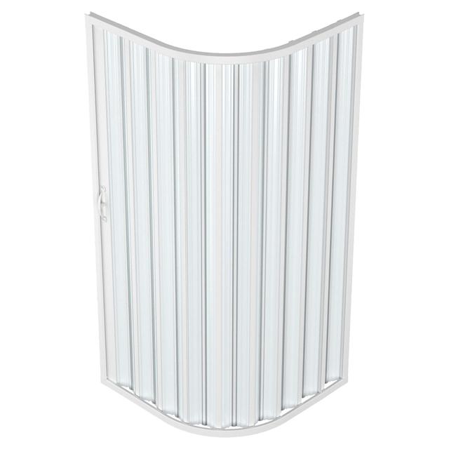 BOX DOCCIA GIOVE 1/4 CERCHIO IN PVC (80x80)cm APERTURA LATERALE PROFILI IN PVC BIANCO | Tecnomat BOX DOCCIA GIOVE 1/4 CERCHIO IN PVC (80x80)cm APERTURA LATERALE PROFILI IN PVC BIANCO - 2 | Tecnomat
