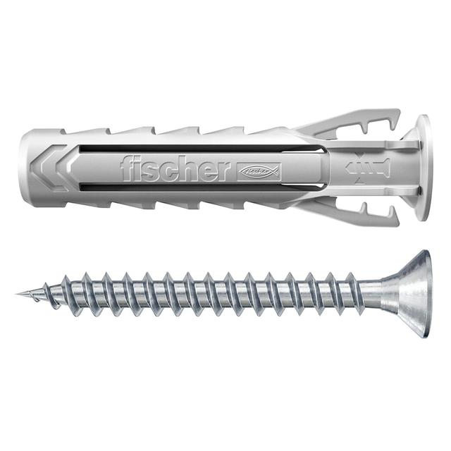 TASSELLI NYLON FISCHER SX PLUS 8S 8x40 mm 50 PEZZI CON VITE 5x50 mm | Tecnomat TASSELLI NYLON FISCHER SX PLUS 8S 8x40 mm 50 PEZZI CON VITE 5x50 mm | Tecnomat