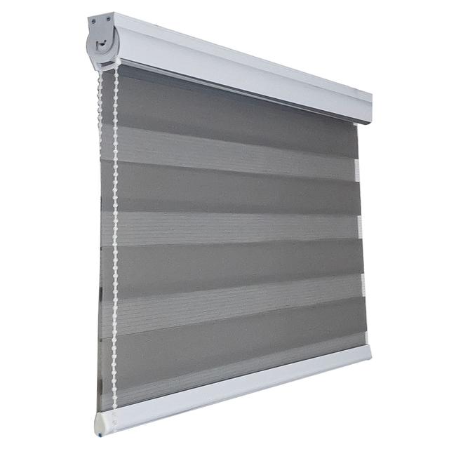 TENDA A RULLO ZEBRA FILTRANTE 140x250 cm GRIGIO | Tecnomat TENDA A RULLO ZEBRA FILTRANTE 140x250 cm GRIGIO | Tecnomat