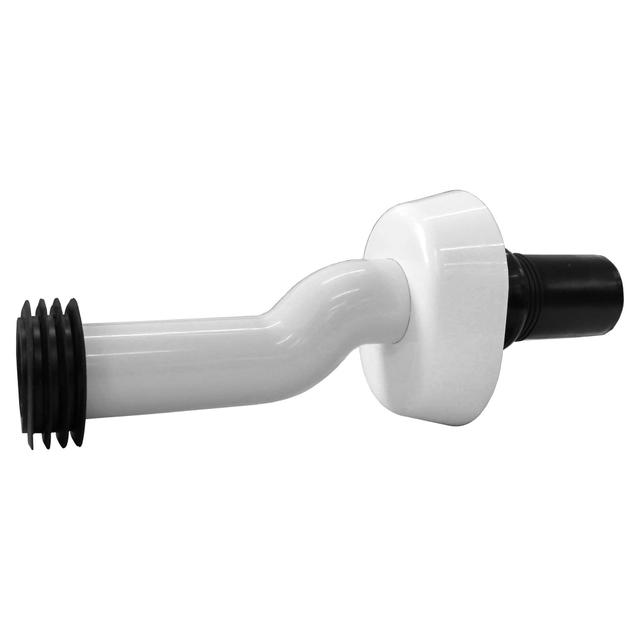 CANOTTO DI ALLACCIAMENTO WC ECCENTRICO Ø 40 mm DISASSAMENTO 25 mm CON RIDUZIONE E ROSONE | Tecnomat CANOTTO DI ALLACCIAMENTO WC ECCENTRICO Ø 40 mm DISASSAMENTO 25 mm CON RIDUZIONE E ROSONE - 2 | Tecnomat