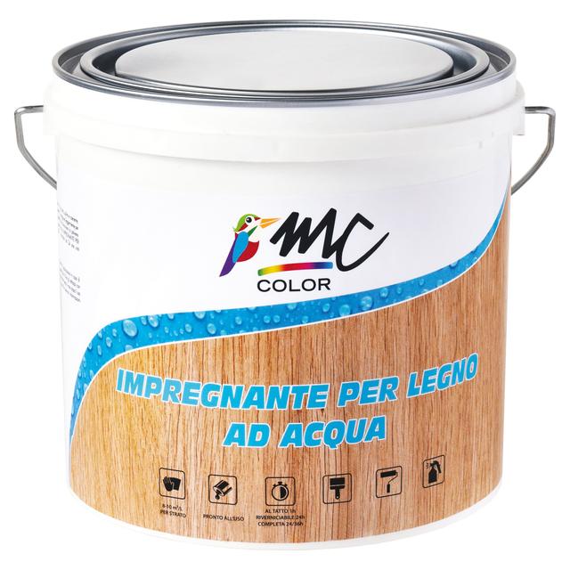 IMPREGNANTE AD ACQUA MC COLOR 2,5 l BIANCO 10-12 m² CON 1 l PER MANO | Tecnomat IMPREGNANTE AD ACQUA MC COLOR 2,5 l BIANCO 10-12 m² CON 1 l PER MANO | Tecnomat
