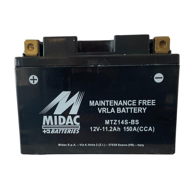 BATTERIA MOTO 11 Ah 150 A MIDAC 150x87x110 mm (LxPxH) PESO 3,2 kg | Tecnomat BATTERIA MOTO 11 Ah 150 A MIDAC 150x87x110 mm (LxPxH) PESO 3,2 kg - 2 | Tecnomat