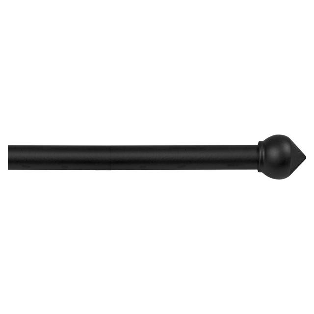 BASTONE PER TENDE BULBO Ø 20-17 mm 120-210 cm FERRO NERO CON ACCESSORI | Tecnomat BASTONE PER TENDE BULBO Ø 20-17 mm 120-210 cm FERRO NERO CON ACCESSORI | Tecnomat