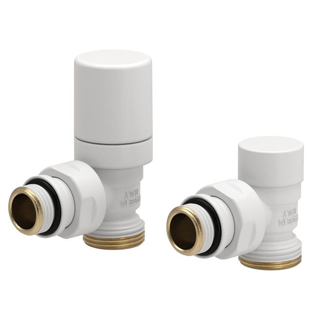 KIT VALVOLA TERMOSTATICA E DETENTORE A SQUADRA FIRST POLETTI 1/2'' BIANCO OPACO ATTACCO EK | Tecnomat KIT VALVOLA TERMOSTATICA E DETENTORE A SQUADRA FIRST POLETTI 1/2'' BIANCO OPACO ATTACCO EK | Tecnomat