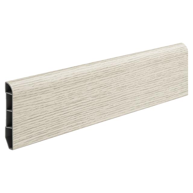 BATTISCOPA IN PVC BIANCO RUSTICO SP 10 mm 2500x65 mm (LxH) | Tecnomat BATTISCOPA IN PVC BIANCO RUSTICO SP 10 mm 2500x65 mm (LxH) | Tecnomat