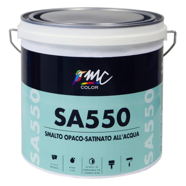 SMALTO ACQUA OPACO SATINATO MCCOLOR VERDE SA550 2,5 l 13-15 m² CON 1 l | Tecnomat SMALTO ACQUA OPACO SATINATO MCCOLOR VERDE SA550 2,5 l 13-15 m² CON 1 l - 2 | Tecnomat