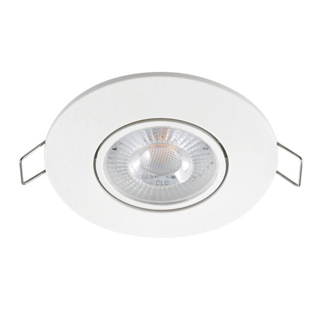 FARETTO DA INCASSO LED VIVIDA OMEGA BIANCO 4,9W FINO 400 lm FORO Ø 90 mm IP40 | Tecnomat FARETTO DA INCASSO LED VIVIDA OMEGA BIANCO 4,9W FINO 400 lm FORO Ø 90 mm IP40 | Tecnomat